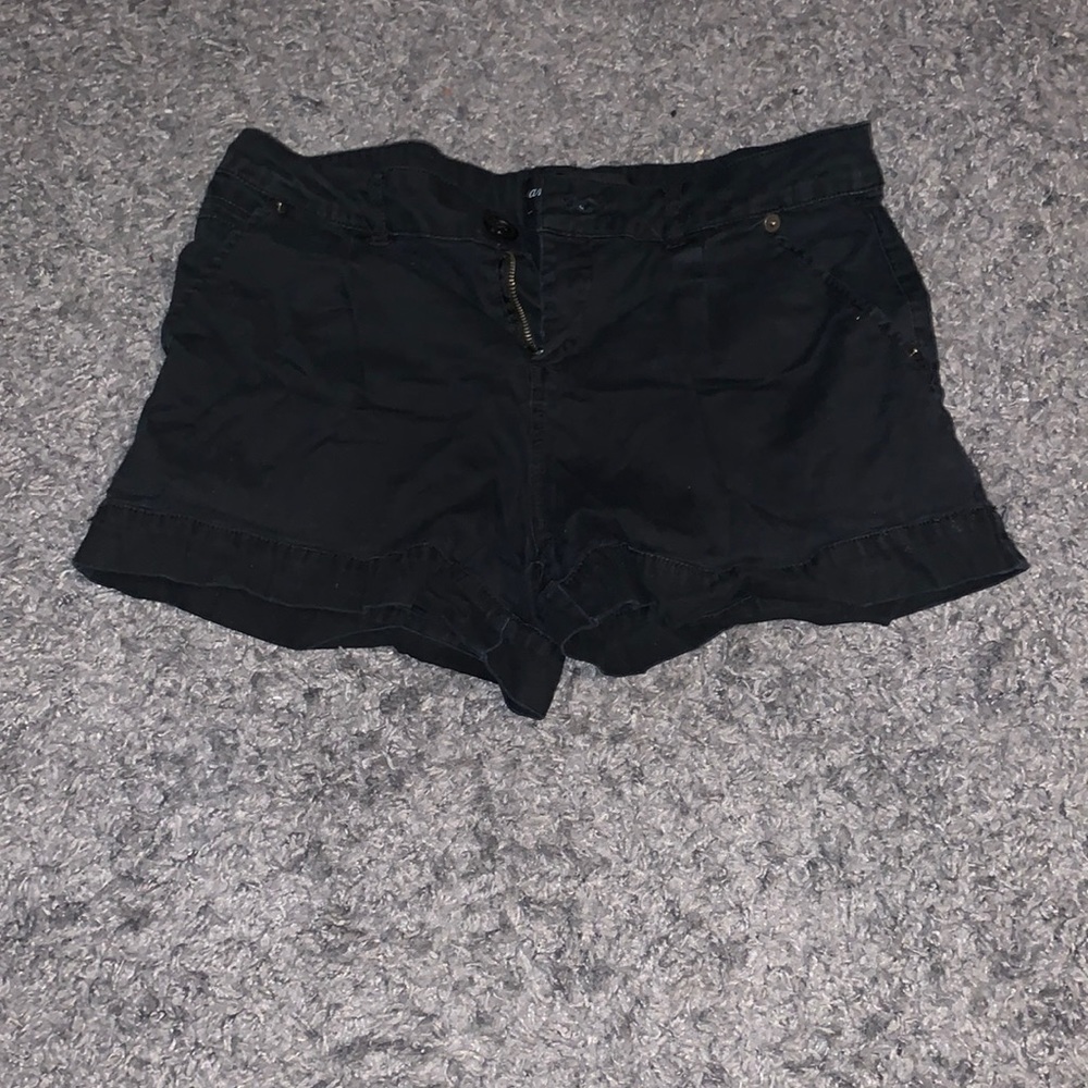 Black Jean Shorts